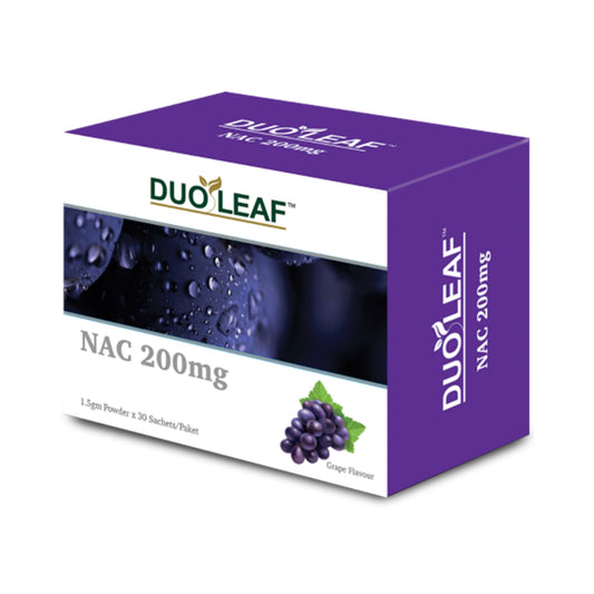 Duoleaf NAC 200mg Sachet 1.5gx30's (Grape Flavour)