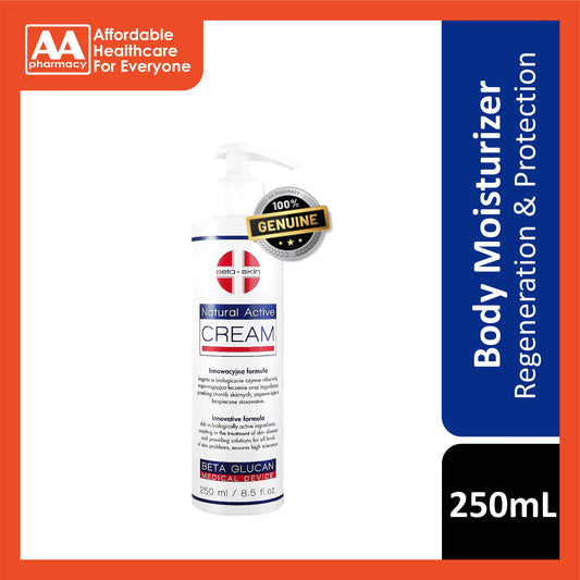 Beta Skin Natural Active Cream 250mL