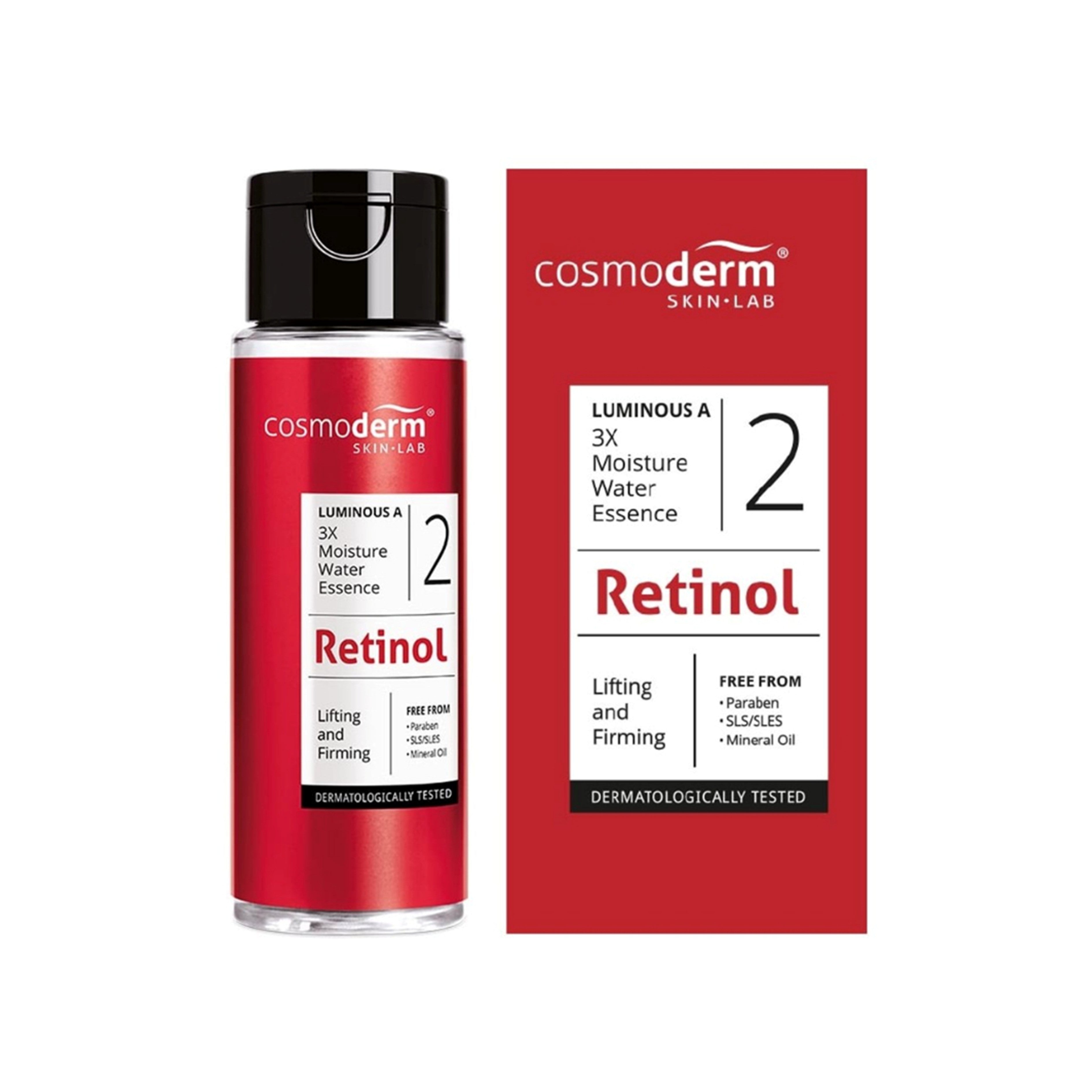 Cosmoderm Luminuos A 3x Moisture Water Essence (100ml)