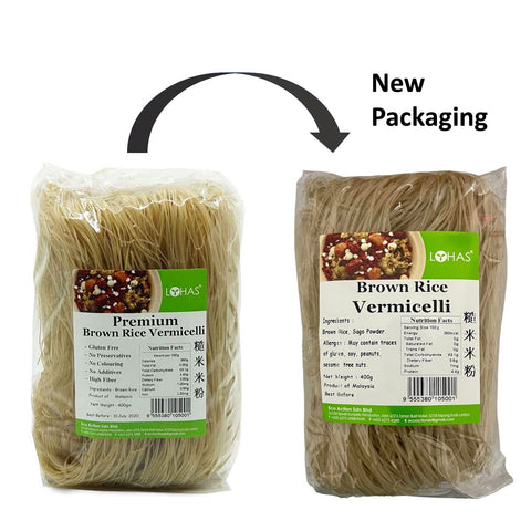 Lohas Premium Brown Rice Vermicelli 400g