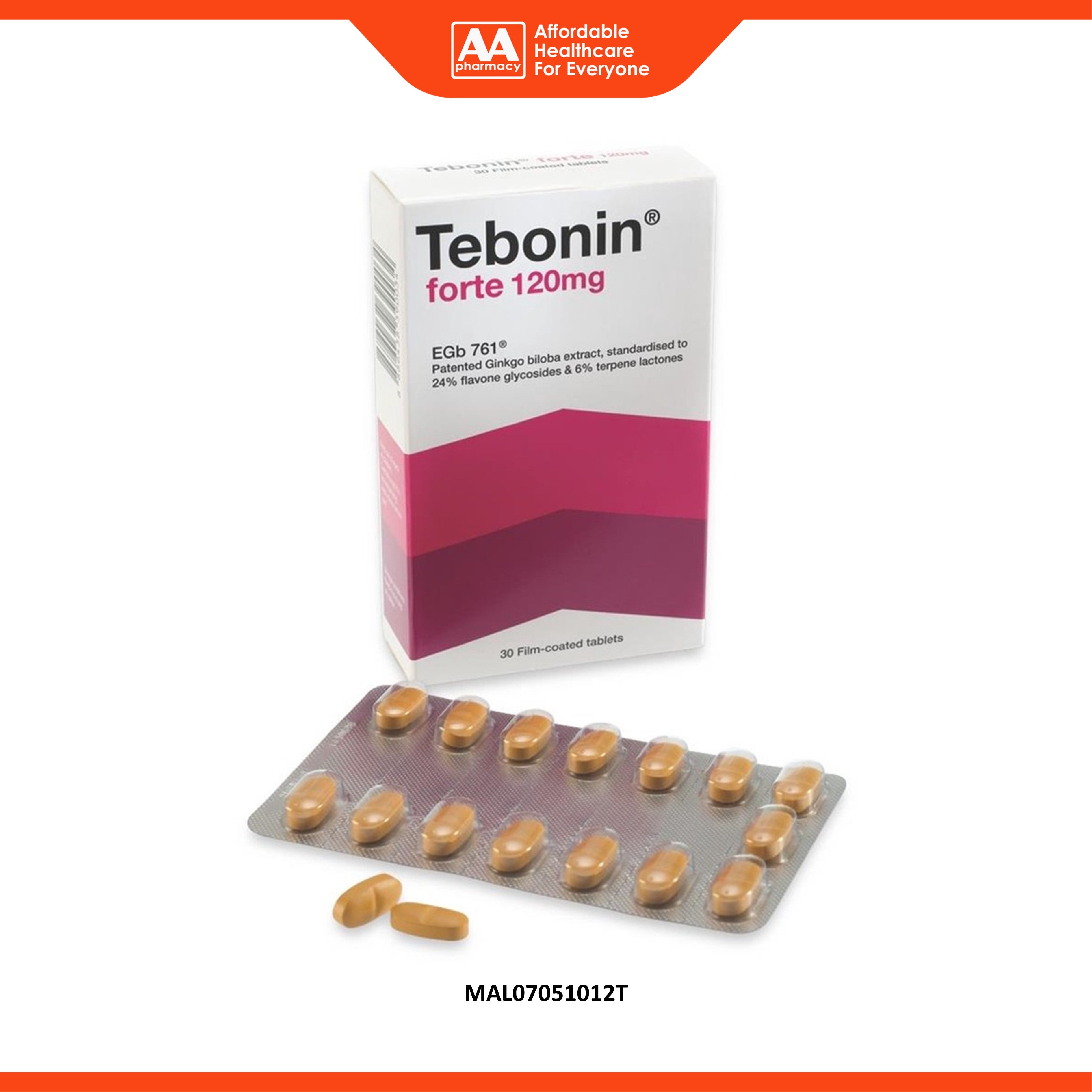 Tebonin Forte 120mg Film-Coated Tablet 30's