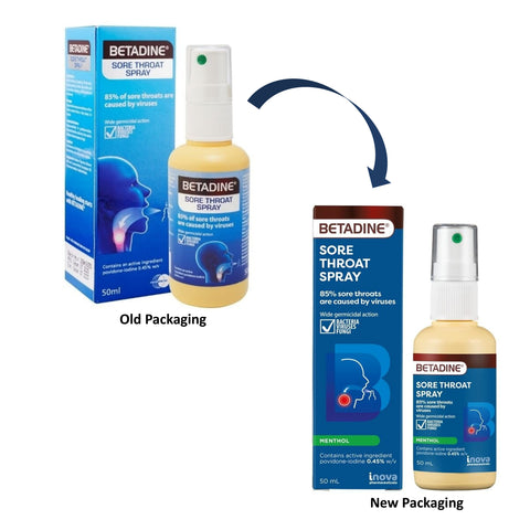 Betadine Sore Throat Spray 50mL