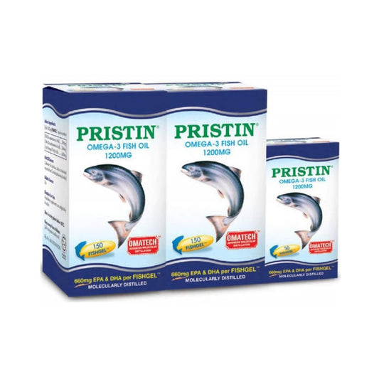THC Pristin Omega-3 Fish Oil 1200mg Fishgel 2x150's+30's [Value Pack]