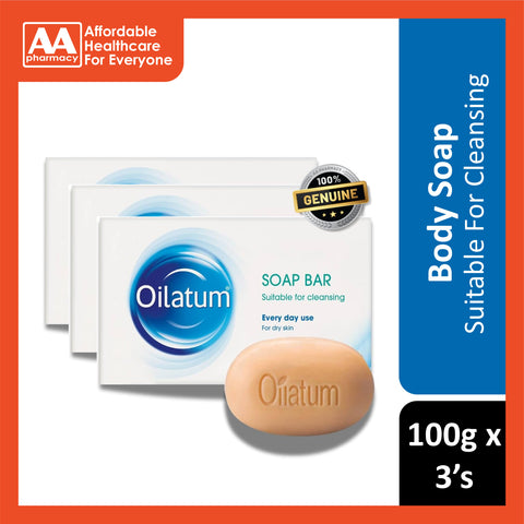 Oilatum Soap Bar 100gx3's [Value Pack]