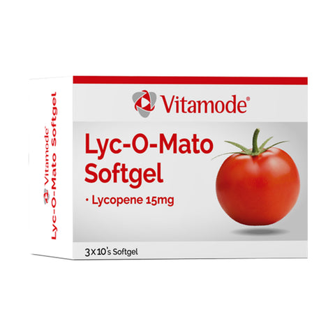 Vitamode Lyc-O-Mato (Lycopene 15mg) Softgel 3x10's