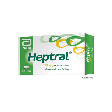 Heptral® (Ademetionine 500mg) Gastroresistant Tablet 20's (Liver Health)