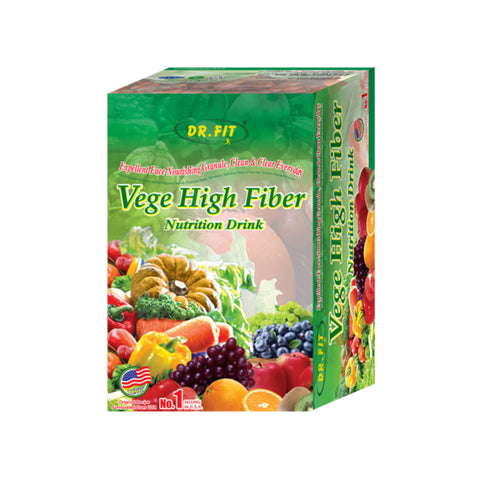 Dr. Fit Vege High Fiber Nutrition Drink Sachet 12gx15's