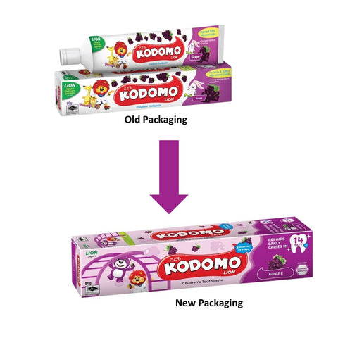 Kodomo Lion Children's Toothpaste (Grape) 80g