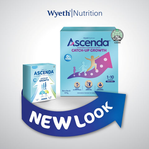 S-26 Ascenda Catch-Up Growth Milk Formula 600g (For Children 1-10 Years)