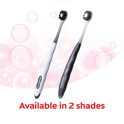 Colgate Cushion Clean Charcoal Toothbrush (Soft) 2's