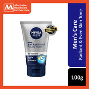 Nivea Men Extra Bright Facial Foam 100g