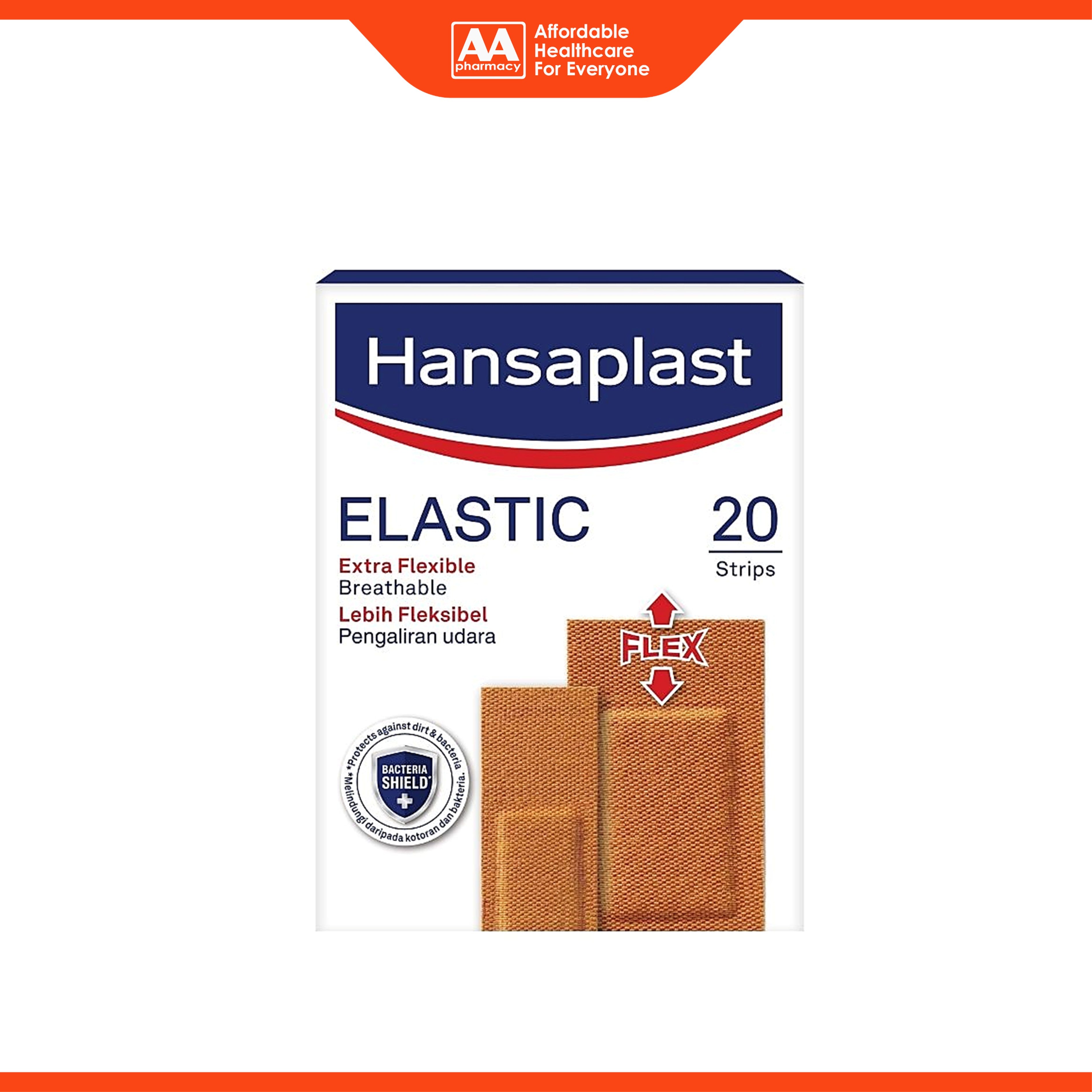 Hansaplast Elastic Extra Flexible Plaster (20's)
