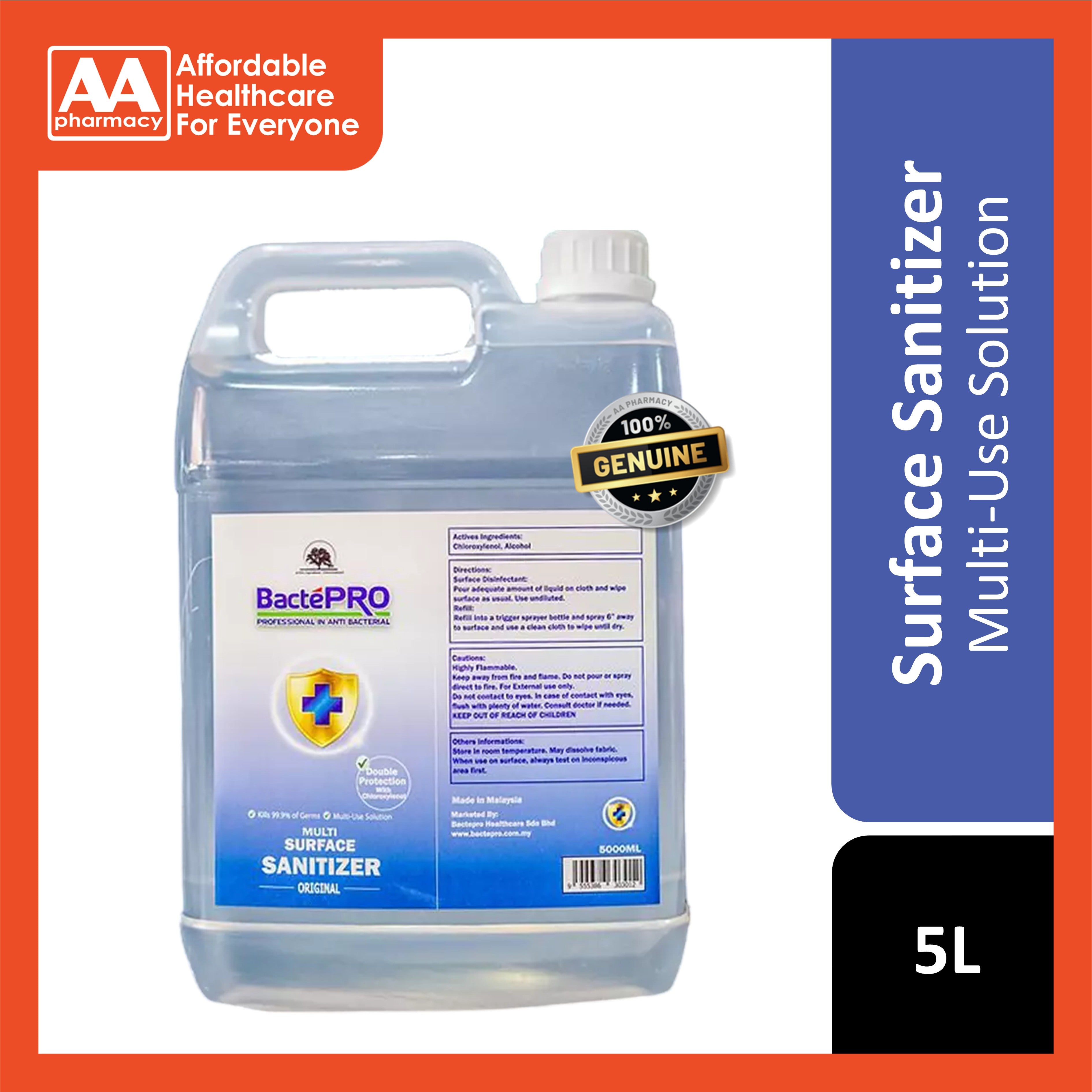 BactePRO Multi Surface Sanitizer 5000mL