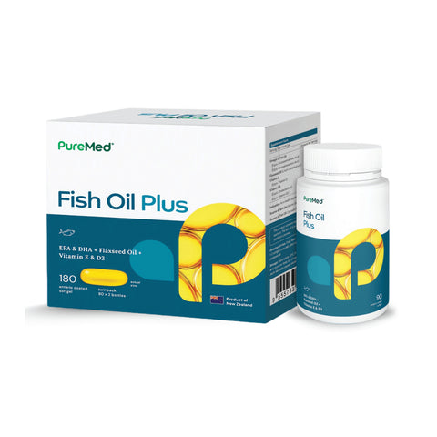 PureMed Fish Oil Plus Softgel 2x90's