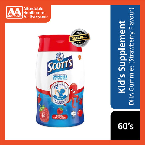 Scott's DHA Gummies (Strawberry Flavour) 60's