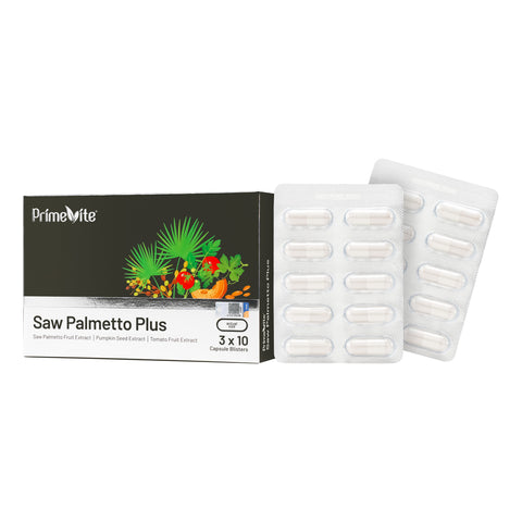 PrimeVite Saw Palmetto Plus Capsule 3x10's