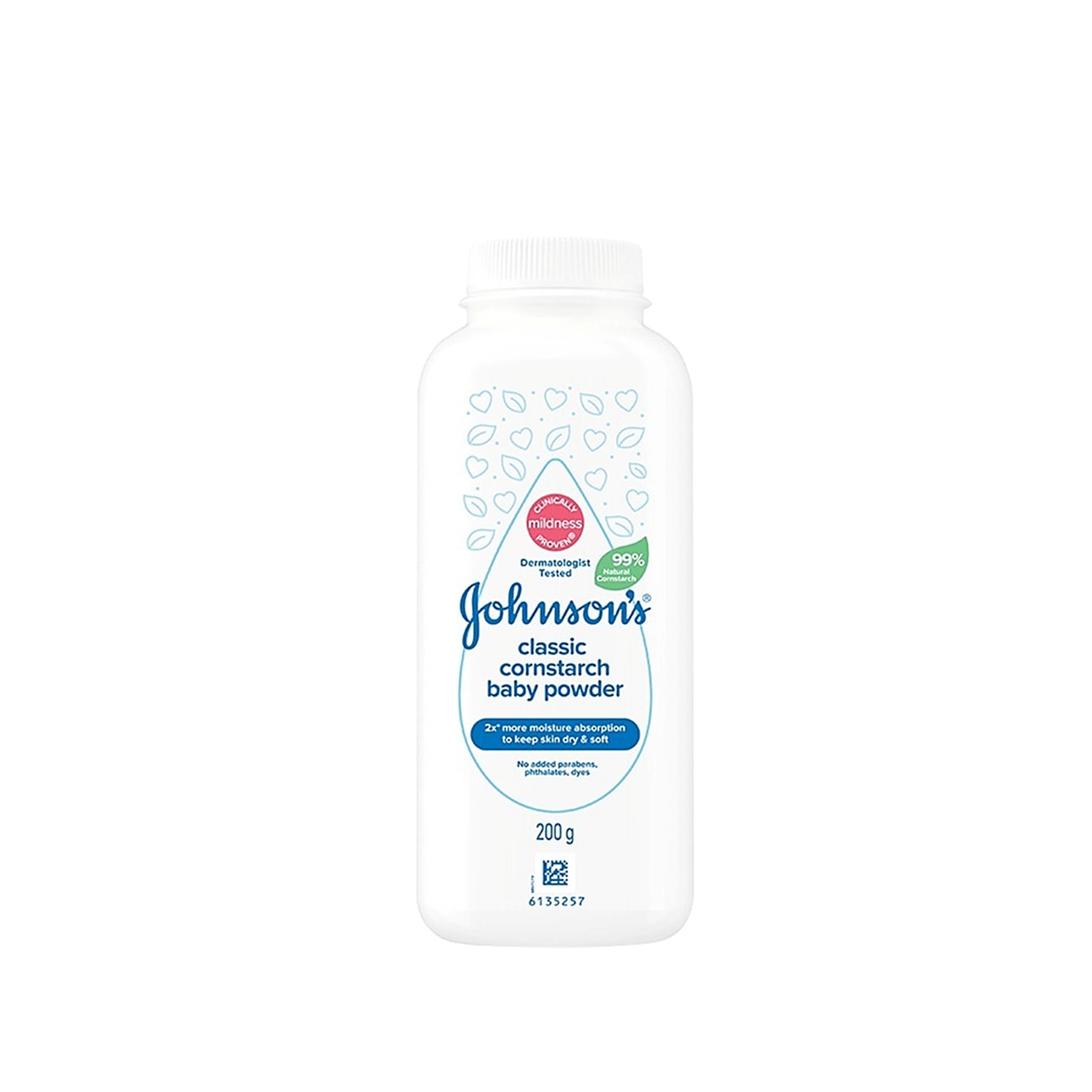 Johnson's Cornstarch Baby Powder Classic (200g)