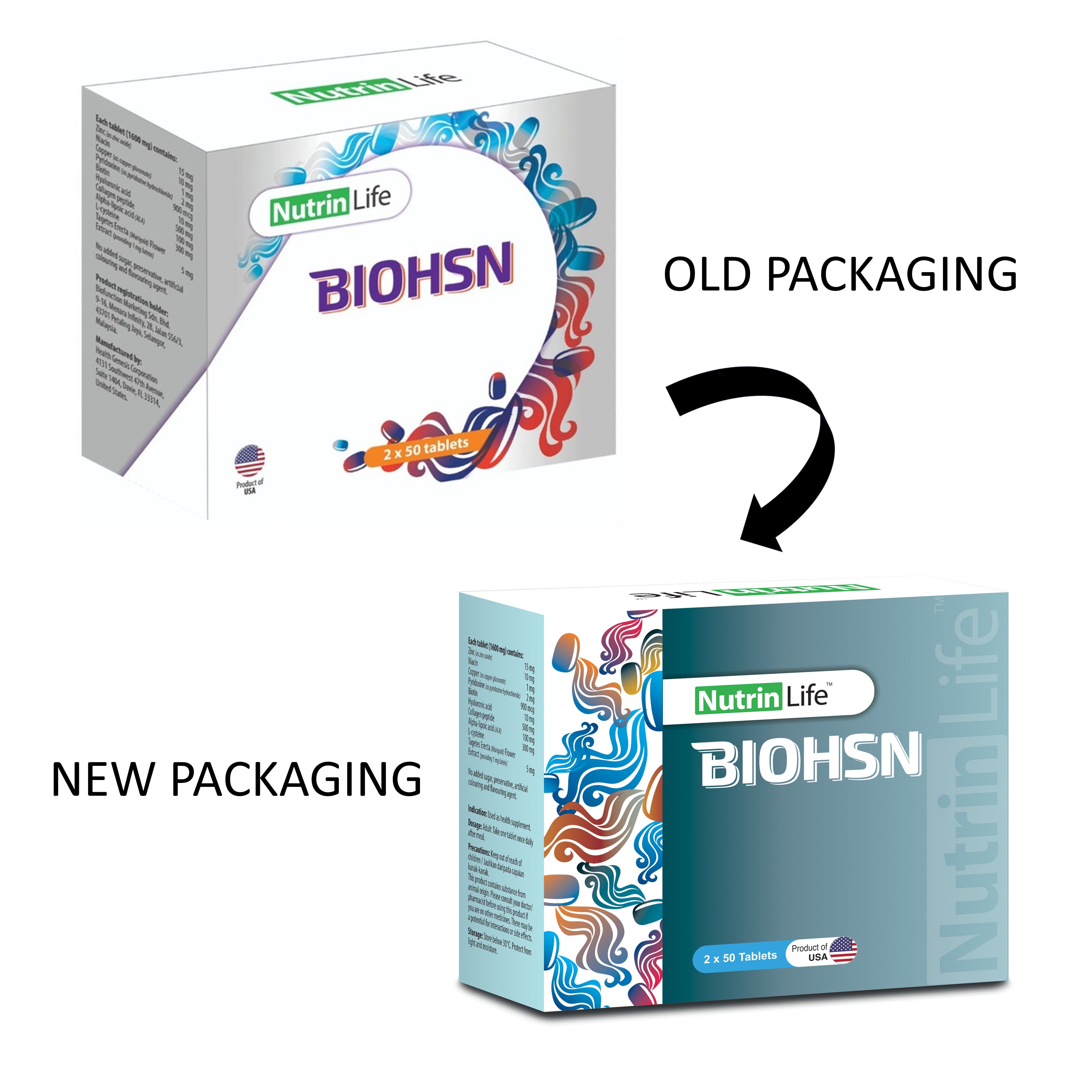 NutrinLife BioHSN Tablet 2x50's