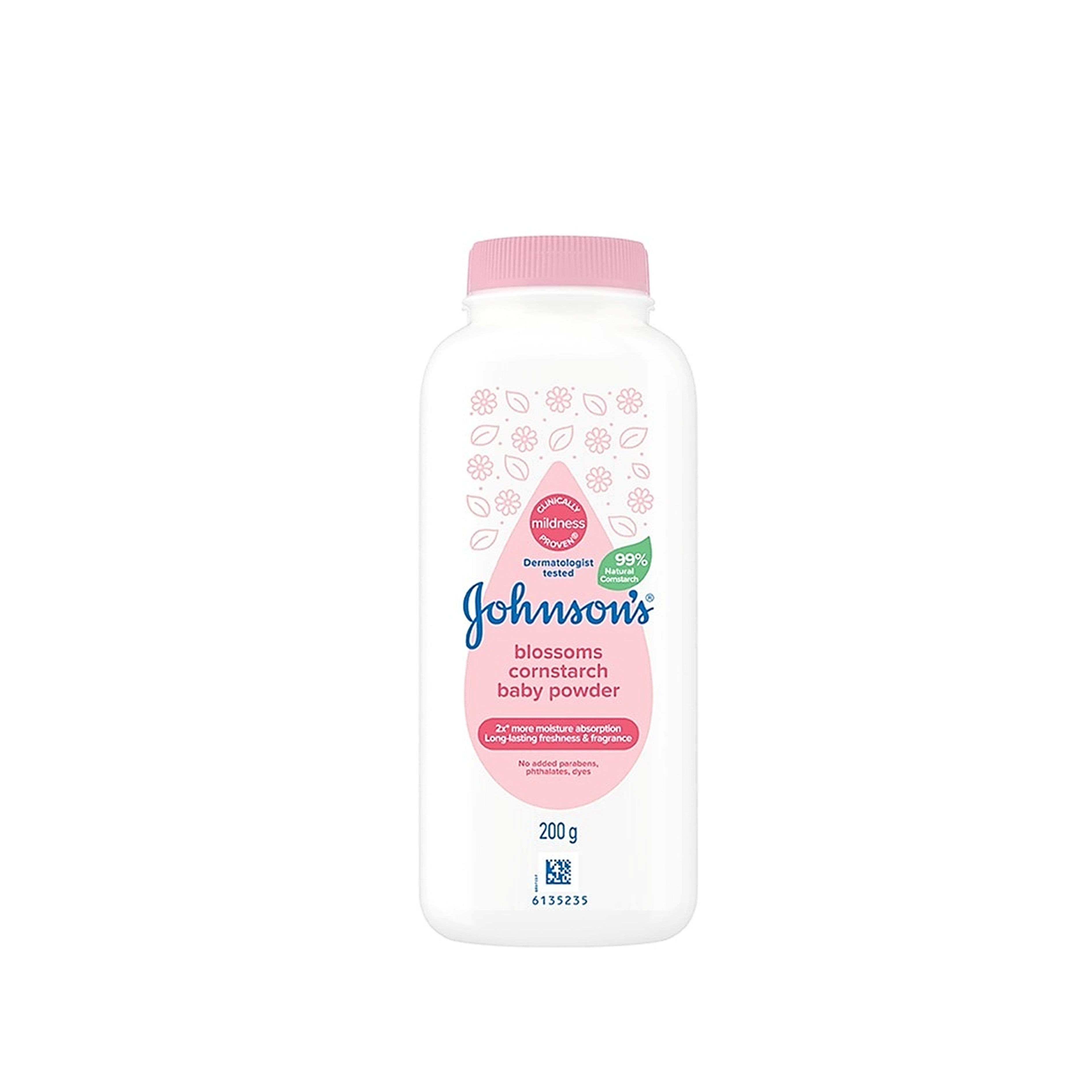 Johnson's Cornstarch Baby Powder Blossoms (200g)