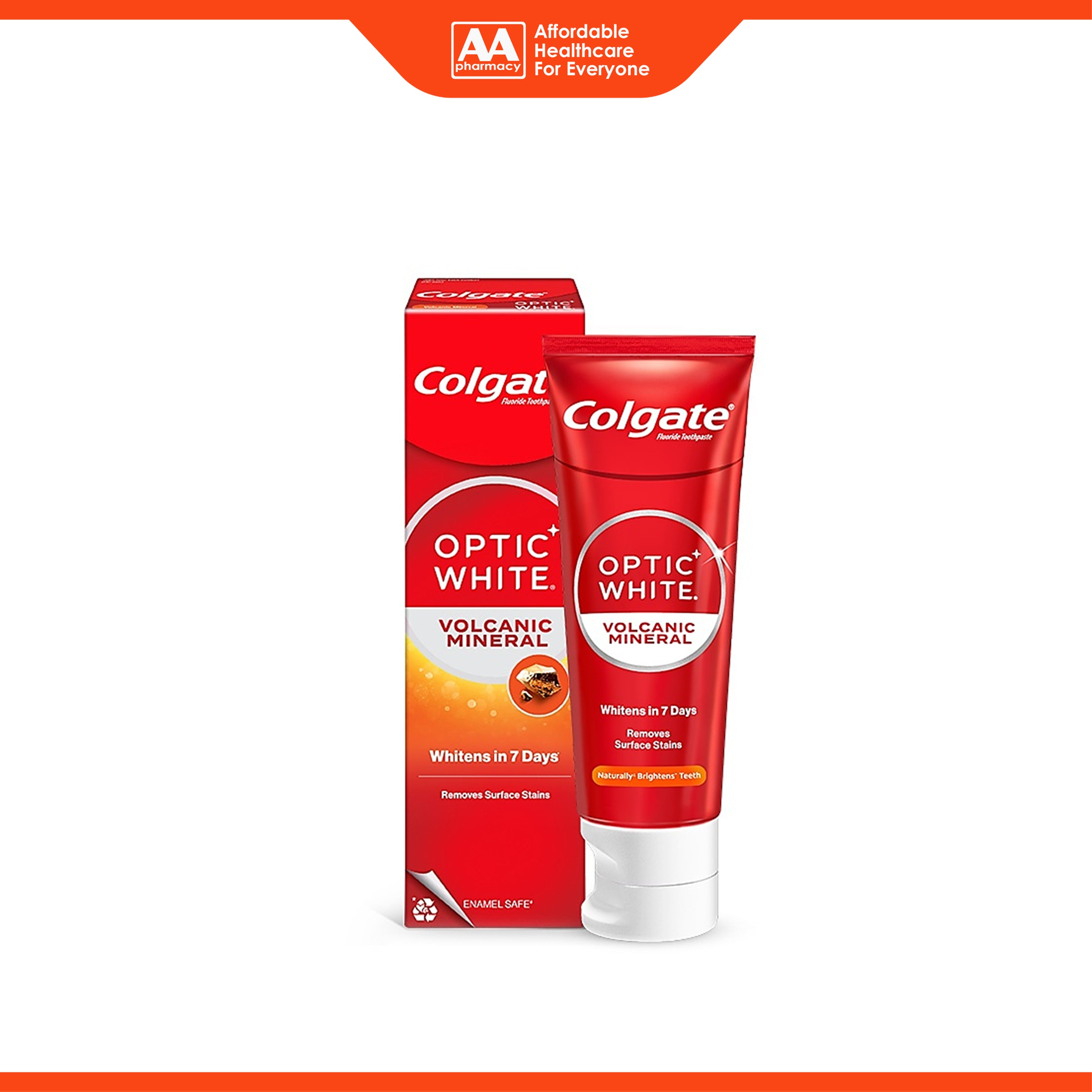 Colgate Toothpaste - Optic White Volcanic Mineral (100g)