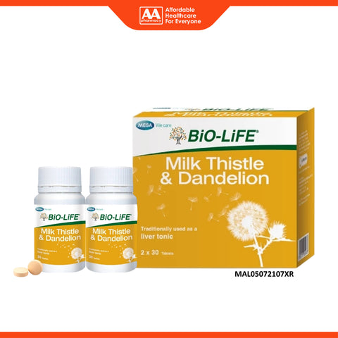Bio-Life Milk Thistle and Dandelion Tablet 2x30's