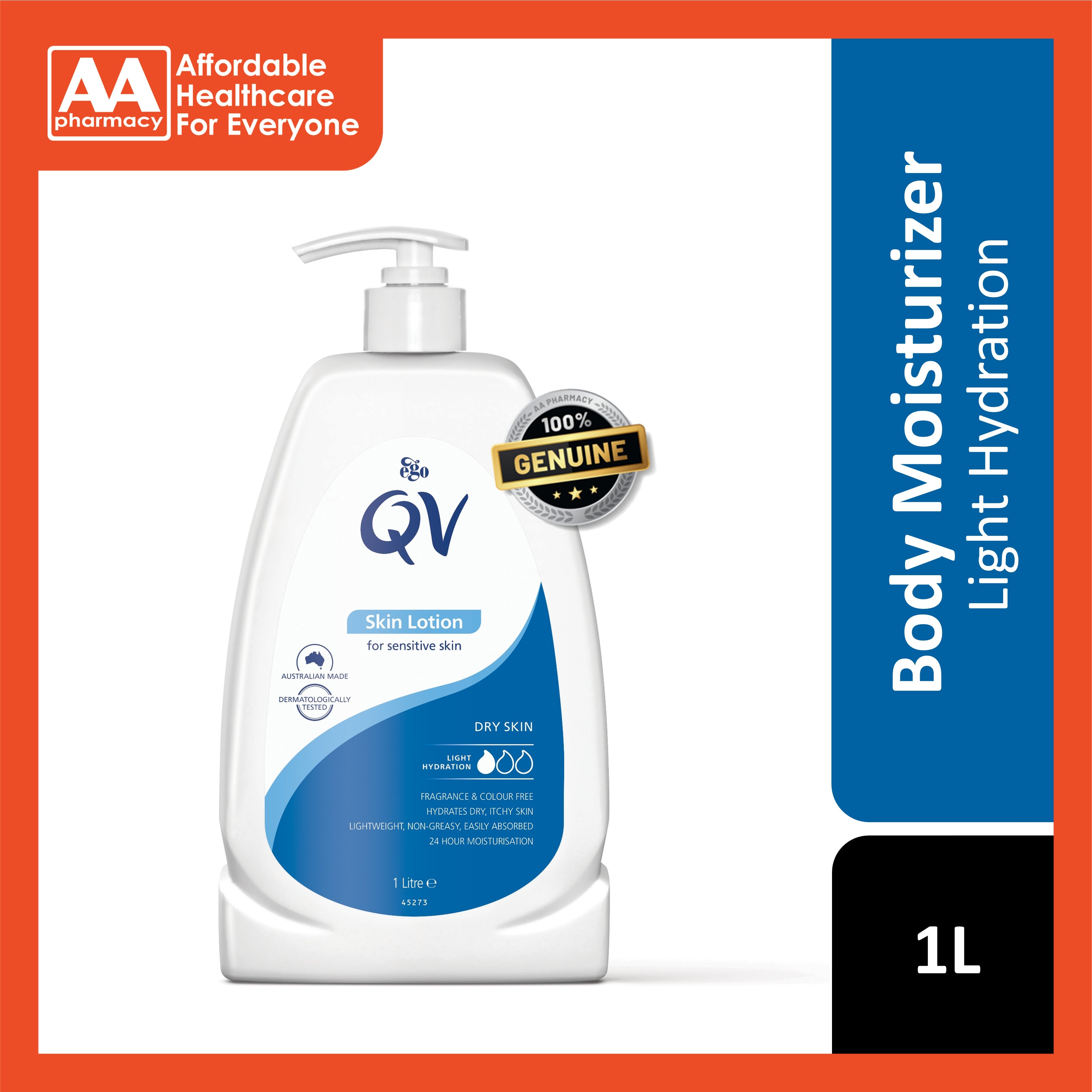 Ego QV Skin Lotion 1L