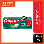 Colgate Maximum Cavity Protection (Fresh Cool Mint) Toothpaste 225gx2's [Twinpack]