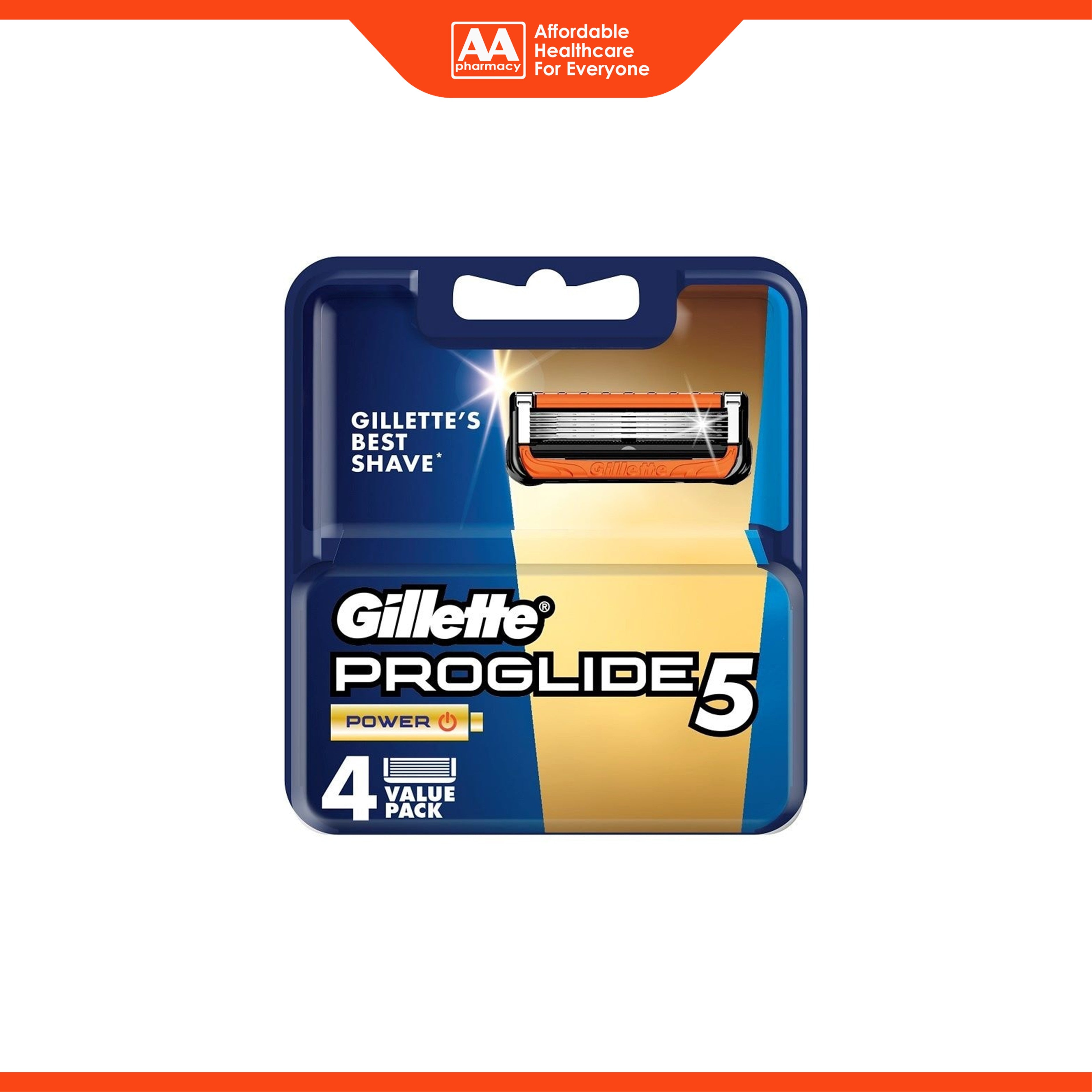 Gillette Proglide 5 Power Cartridge 4's