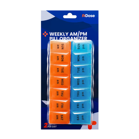 A-Dose Weekly AM/PM Pill Organizer (14 Compartments) 1's