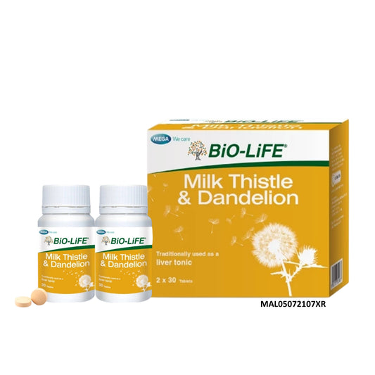 Bio-Life Milk Thistle and Dandelion Tablet 2x30's