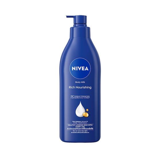 Nivea Rich Nourishing Body Milk (72h Moisture, Intense Care) 350mL