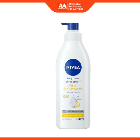 Nivea Body Lotion (Extra Bright, Firm and Smooth with Q10) 350mL