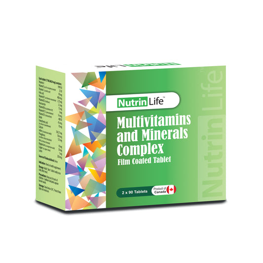 NutrinLife Multivitamins And Minerals Complex Film Coated Tablet 2x90's