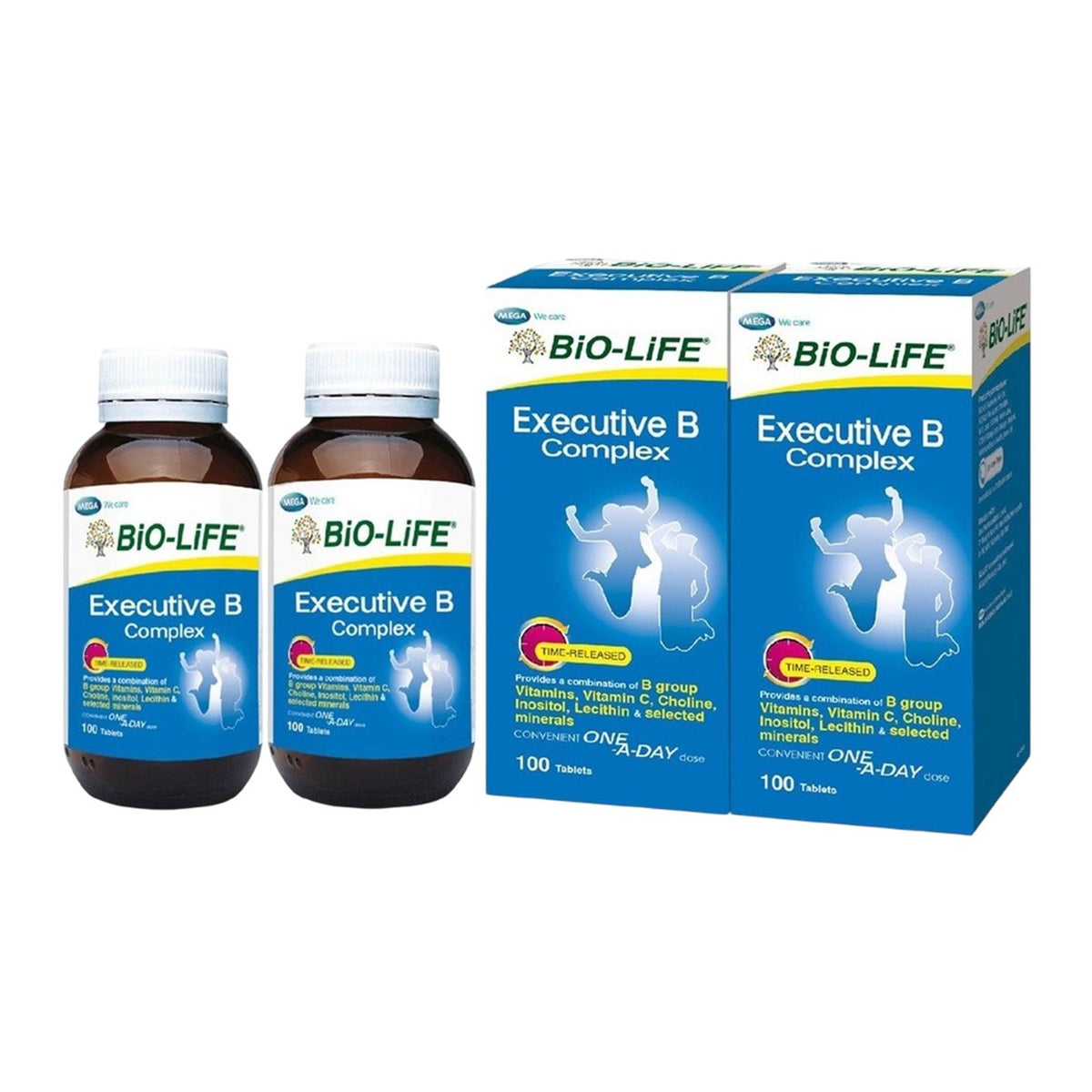 BiO-LiFE Executive B Complex Tablet (2 x 100's)