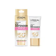 L'Oréal Paris UV Defender Glow Up Daily Sunscreen SPF 50+ PA++++ (50ml) - with Brightening Niacinamide