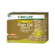 BiO-LiFE MaxX Fish Oil 1000mg Double Strength EPA and DHA Softgel Capsule (3 x 100's)