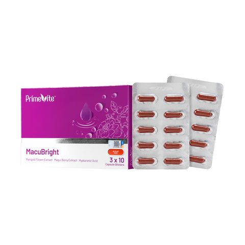 PrimeVite MacuBright Capsule 3x10's