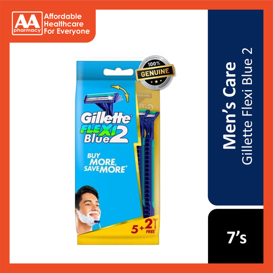 Gillette Flexi Blue 2 Disposable Razor 5+2's