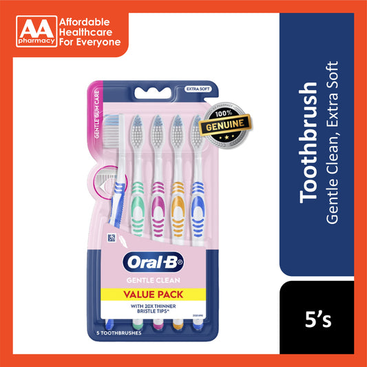 Oral-B Toothbrush (Gentle Clean, Extra Soft) 5's