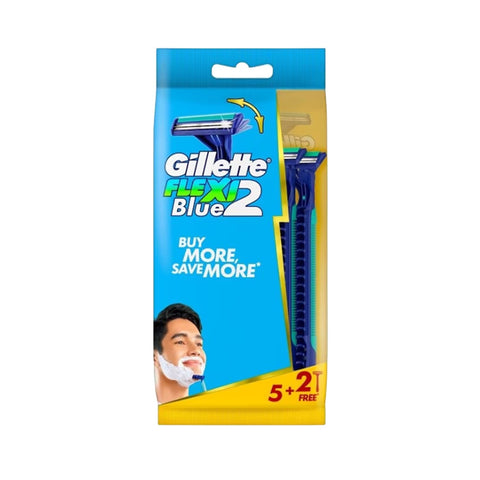 Gillette Flexi Blue 2 Disposable Razor 5+2's