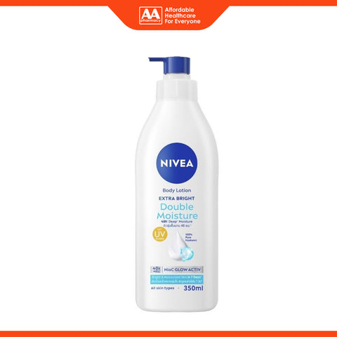 Nivea Body Lotion (Extra Bright, Double Moisture with UV Filter) 350mL