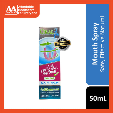 Oral7 Mouth Spray 50mL (Mild Mint Flavour)
