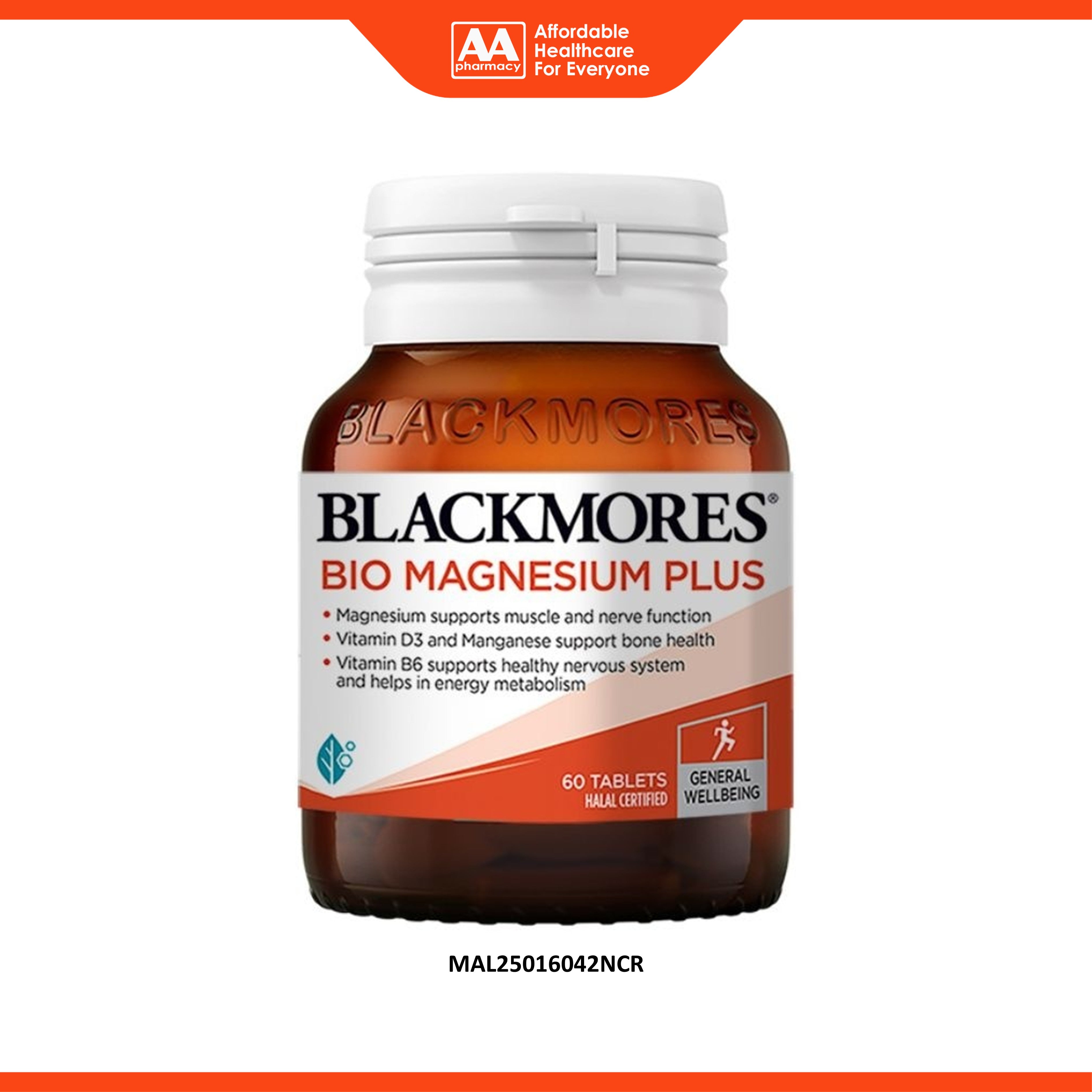 Blackmores Bio Magnesium Plus Tablet 60's