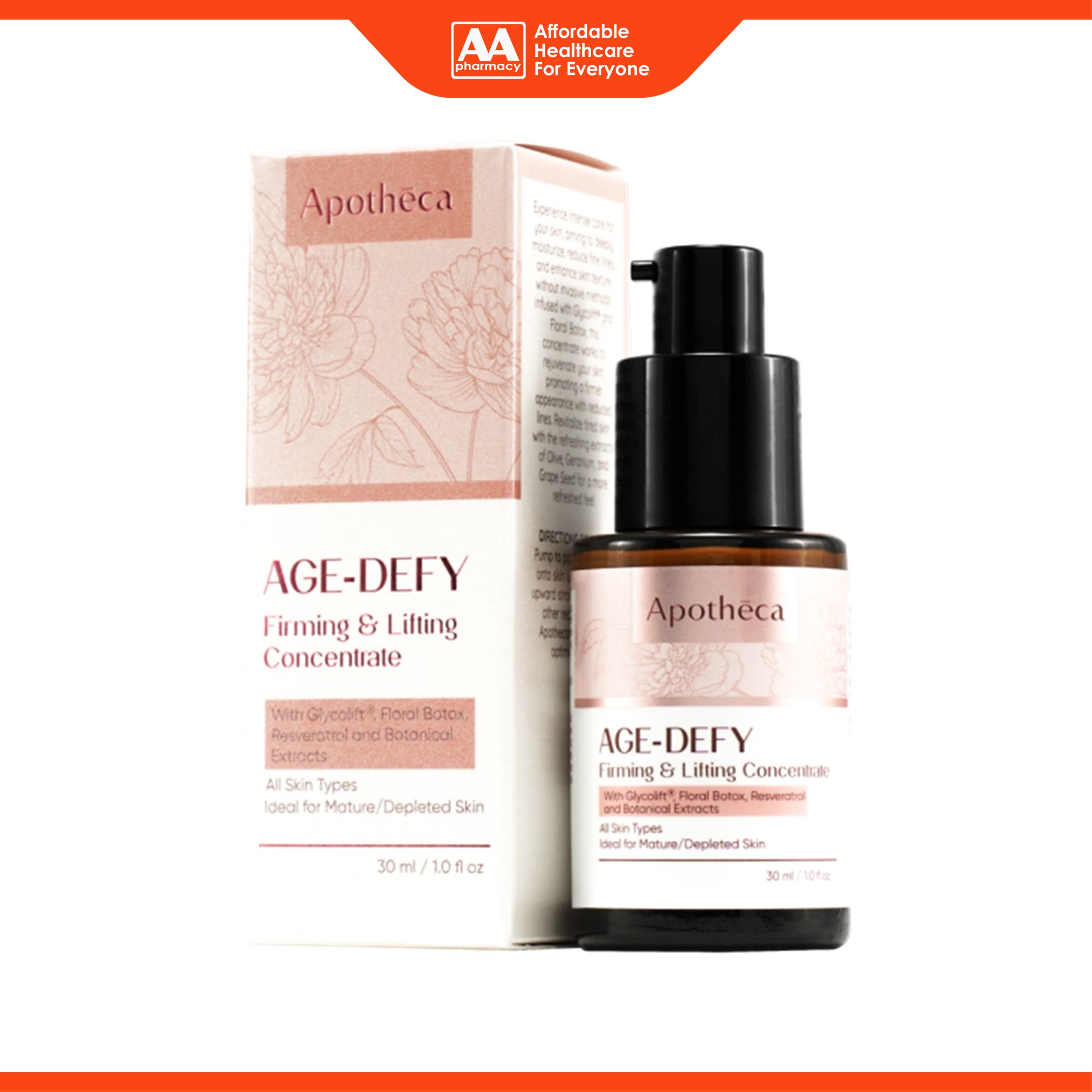 Apotheca Age-Defy Firming and Lifting Concentrate 30mL