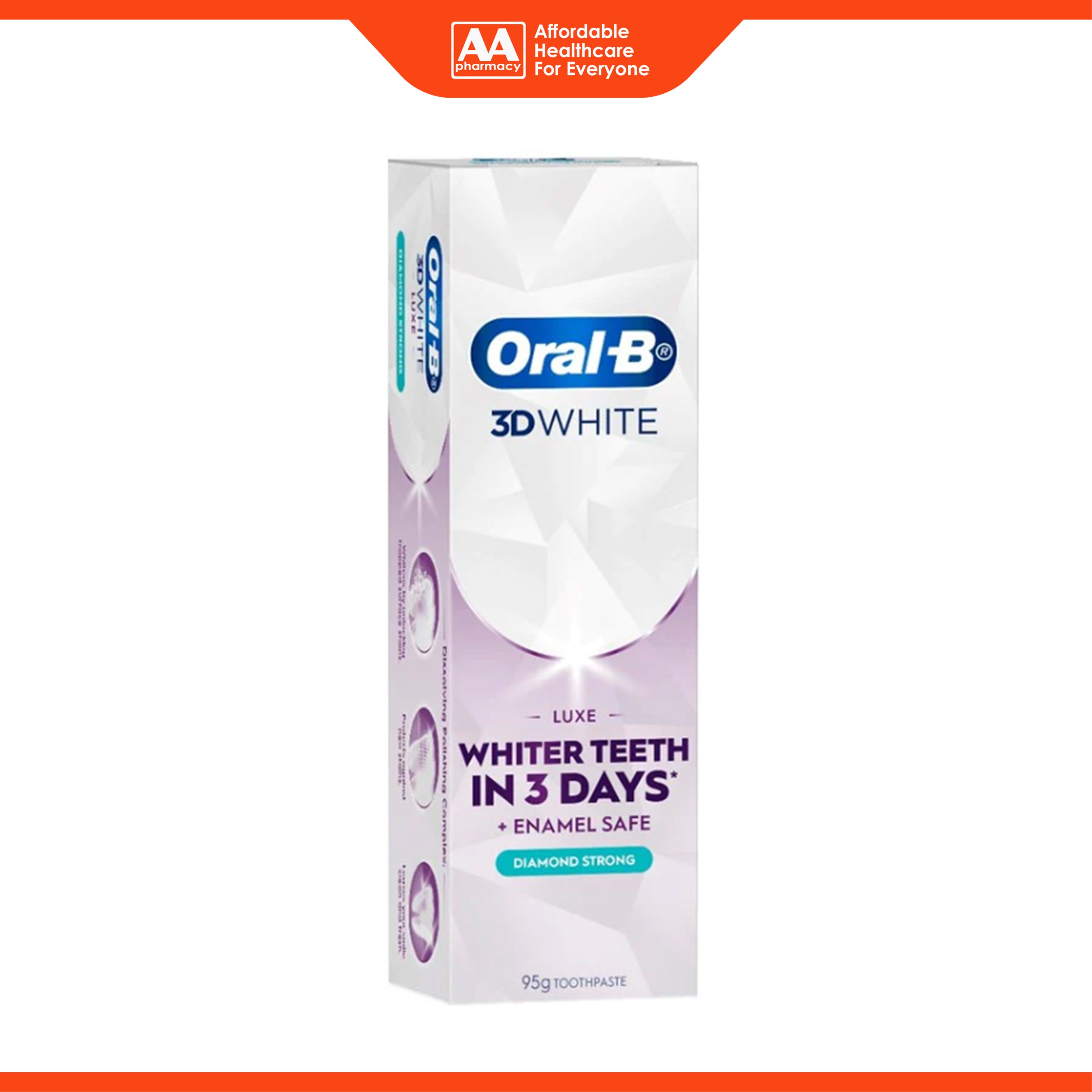 Oral-B 3D White Luxe Toothpaste (Diamond Strong) 95g