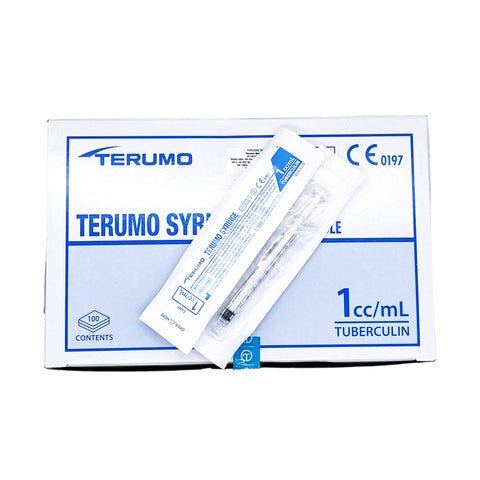 Terumo Syringe 1cc/mL 100's (Tuberculin)