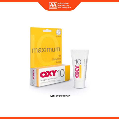 Oxy 10 Maximum (10% Benzoyl Peroxide) Acne Pimple Lotion 10g (For Stubborn Pimple)