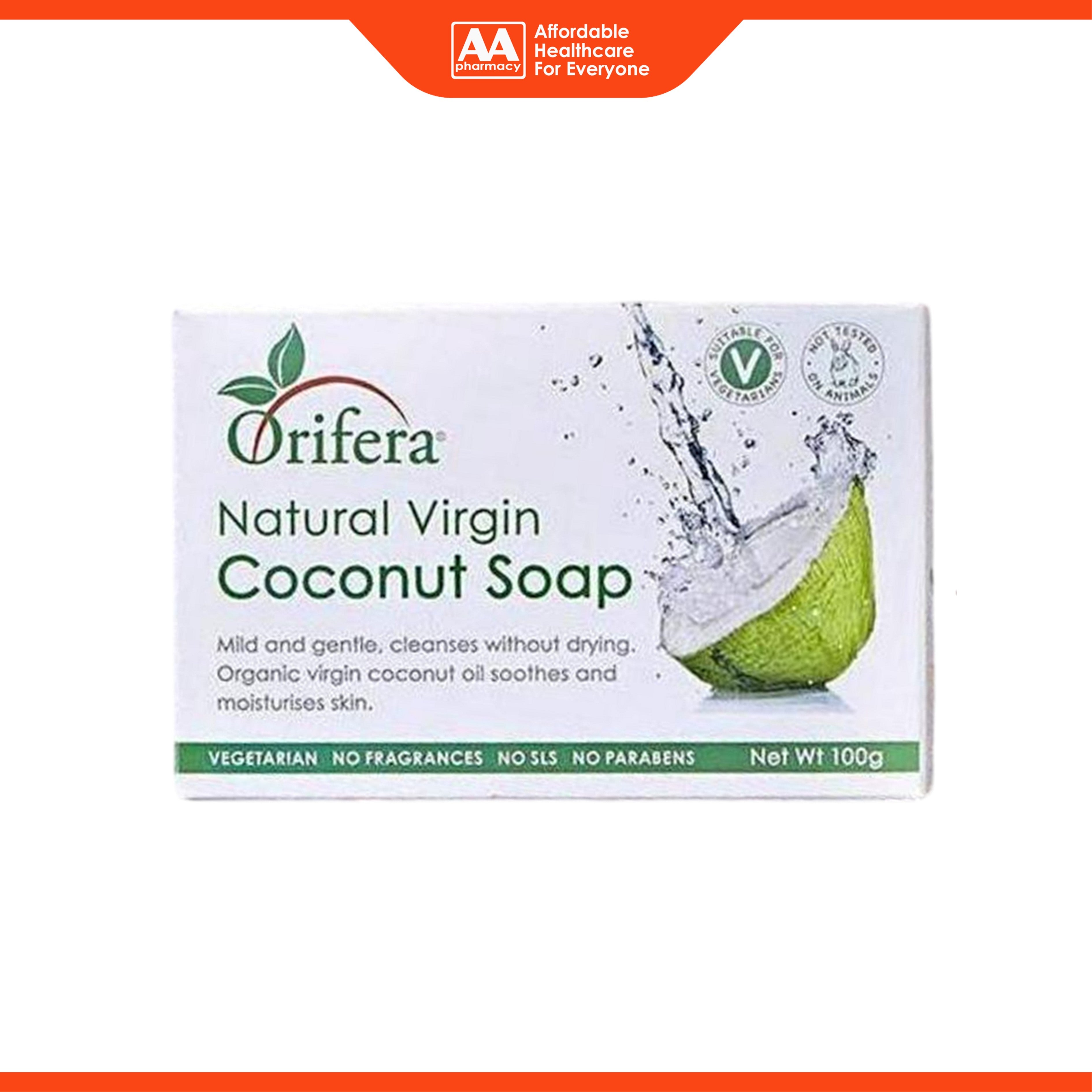 Orifera Natural Virgin Coconut Soap (100g)