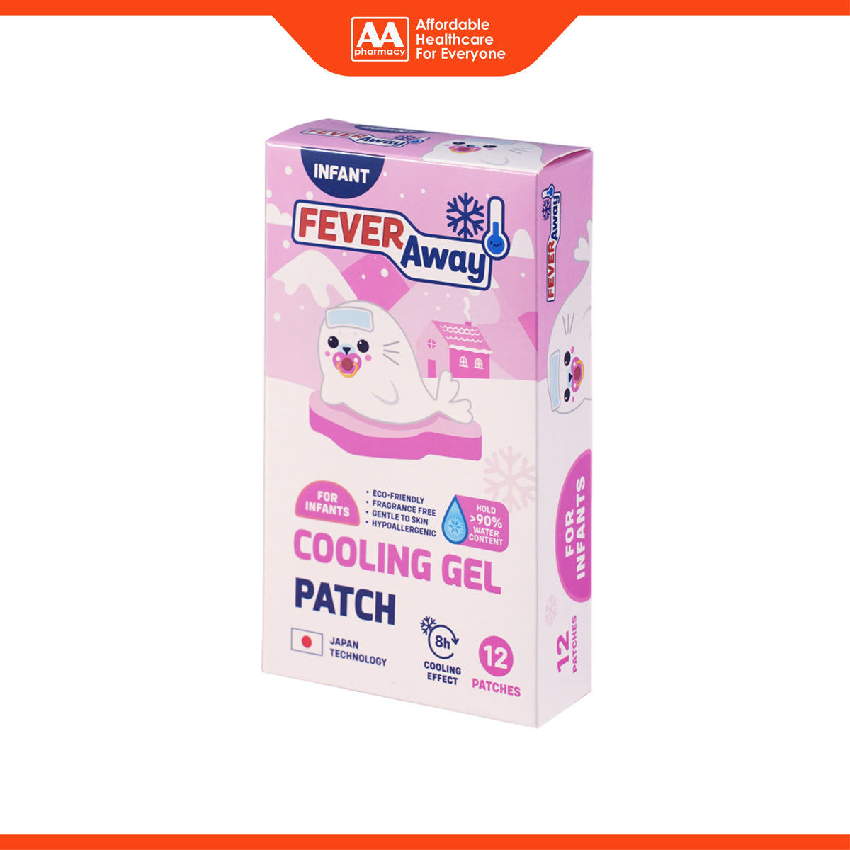 FeverAway Cooling Gel Patch for Infants (12's)