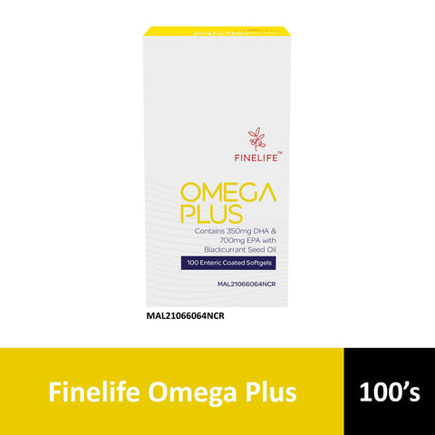 Finelife Omega Plus Enteric Coated Softgel 100's